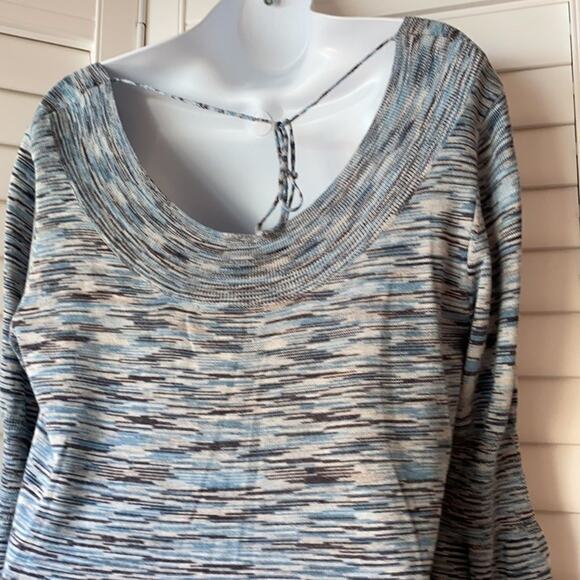 Nine West Tunic Blue sweater M - Picture 11 of 14